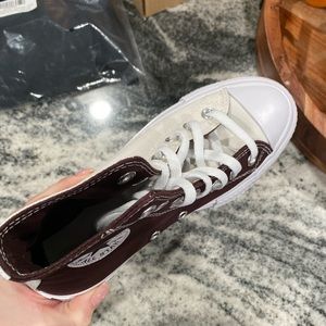 Two Tone Custom Platform Converse